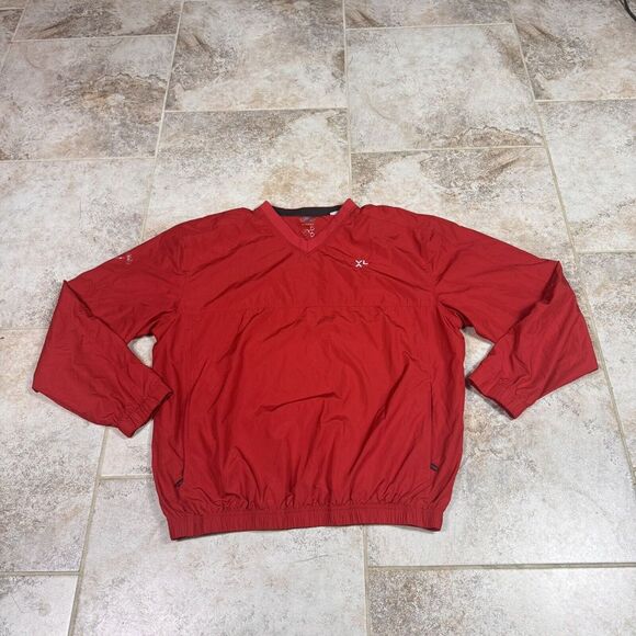 Callaway Other - Callaway Golf X Series Pullover Mens Large Jacket V-Neck Windbreaker Long Sleeve